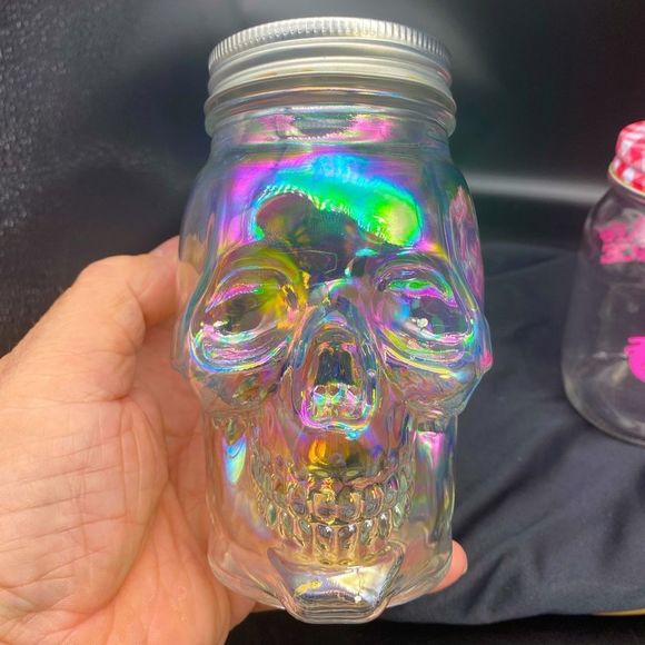 Two glass drink jars with lids but w/o straws - Picture 7 of 12